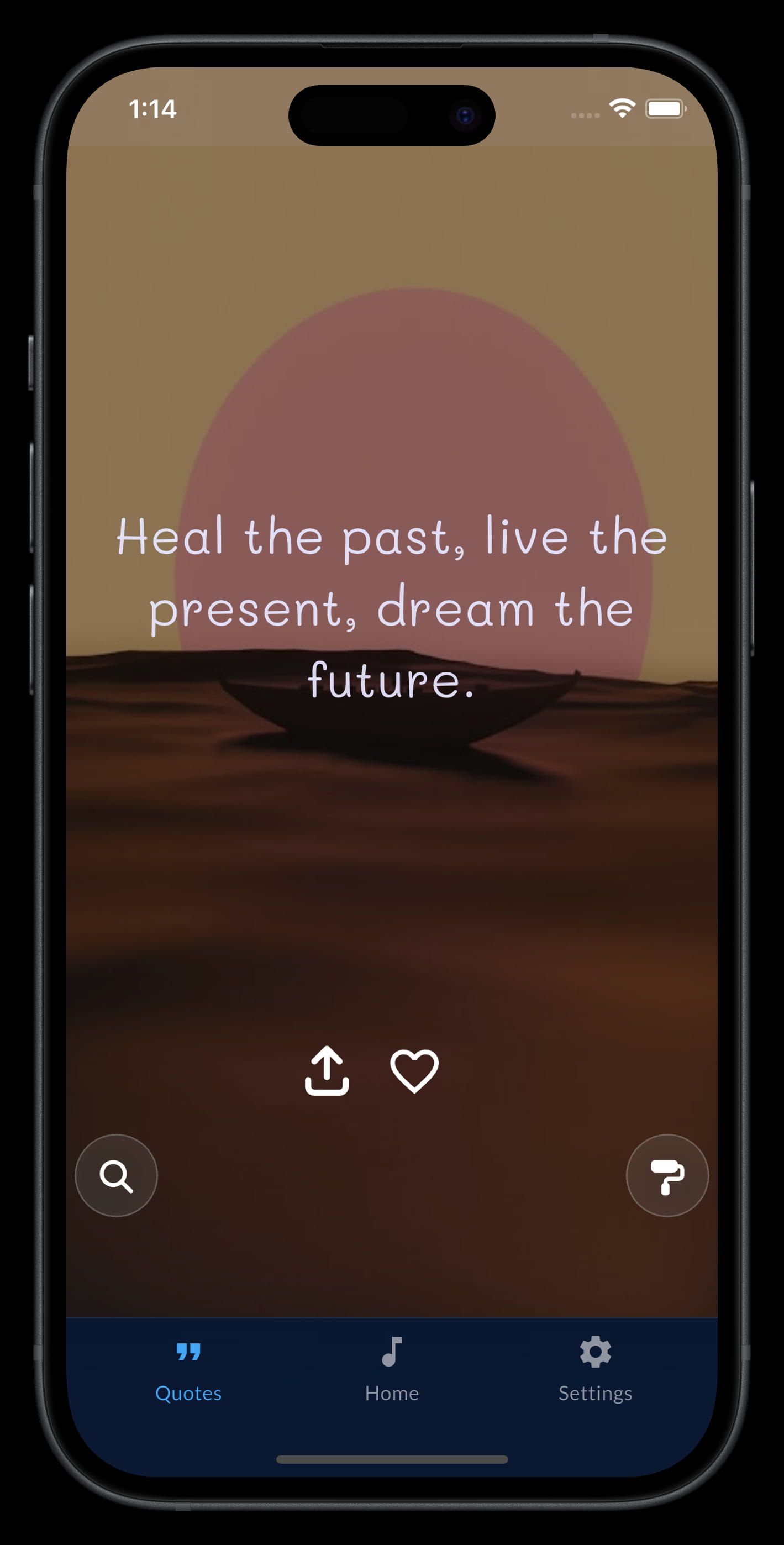 Phoenix quotes screen